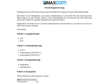 Tablet Screenshot of export.maxcom.de